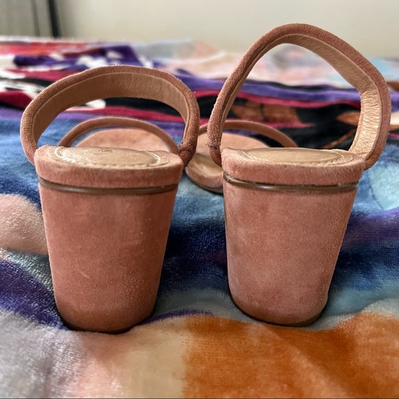 Soludos Ines Pink Suede Heel - Picture 4 of 10